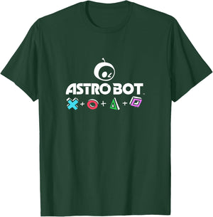 Astro Bot Kids PlayStation Symbols Video Game T-Shirt - T-Shirt | Forest