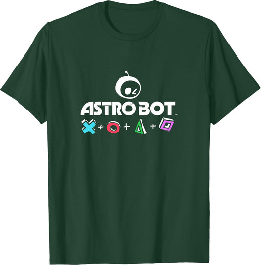 Astro Bot Kids PlayStation Symbols Video Game T-Shirt - T-Shirt | Forest
