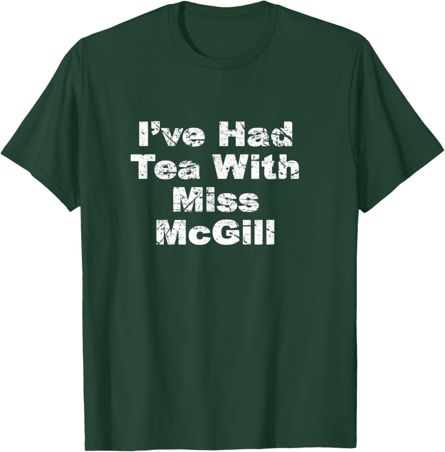 Ice Hockey Movie Fan Tea With Miss McGill Youngblood Shirt T-Shirt - T-Shirt | Forest