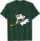 Ghost Playing Ice Hockey Halloween Costume Sports Men Boys T-Shirt - T-Shirt | Forest
