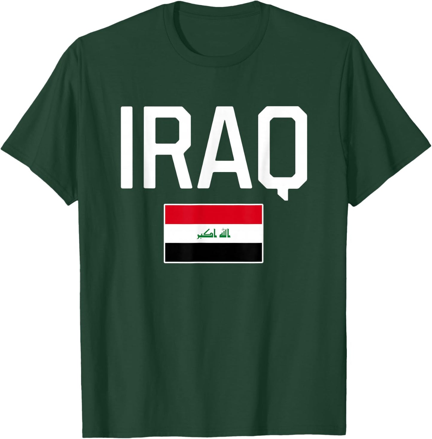 Iraq Flag Women Kids Boys Girls T-Shirt - T-Shirt | Forest