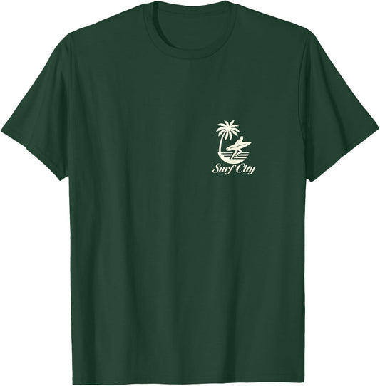 El Salvador Surf City Beach Vintage T-Shirt - T-Shirt | Forest