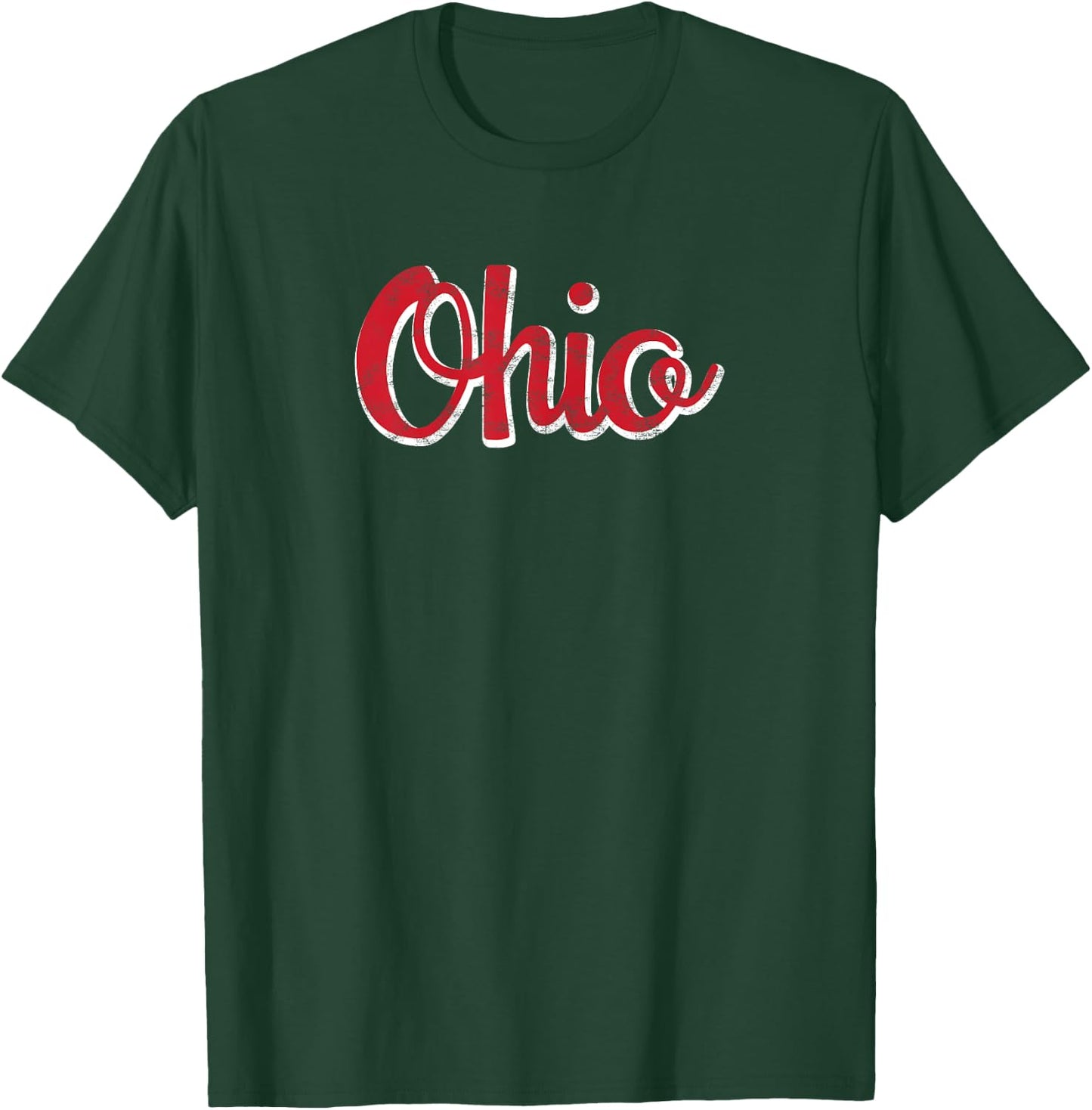 Ohio - Classic Ohio Script T-Shirt - T-Shirt | Forest