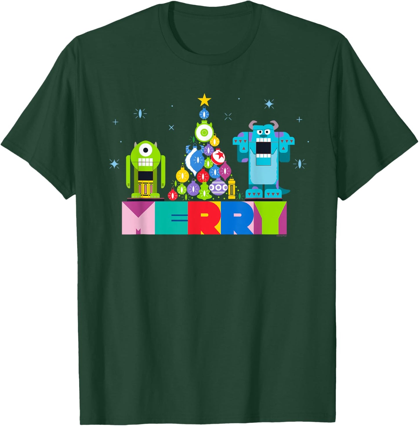 Disney and Pixar’s Monsters, Inc. Christmas Nutcrackers T-Shirt - T-Shirt | Forest