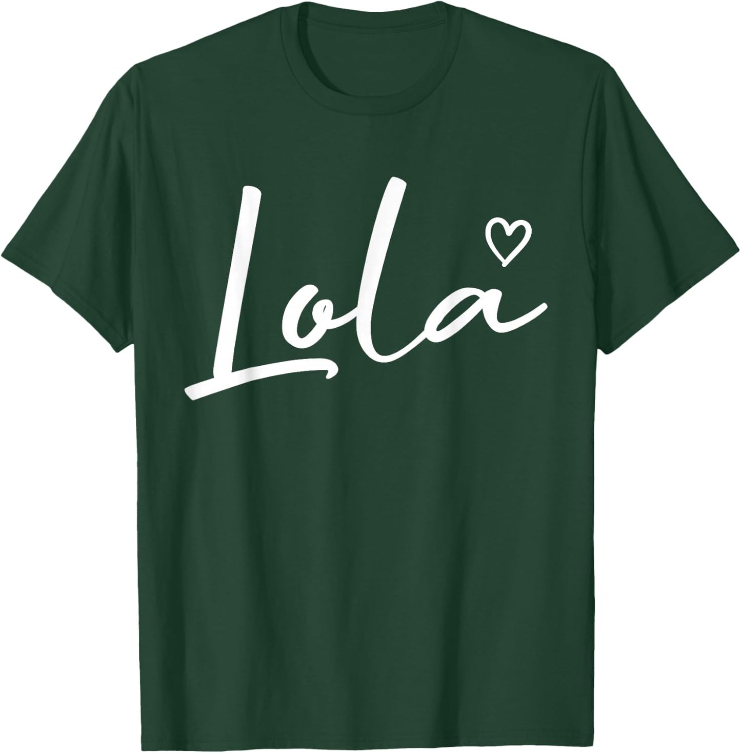 Lola Gifts Grandma Heart Mother's Day Lola T-Shirt - T-Shirt | Forest