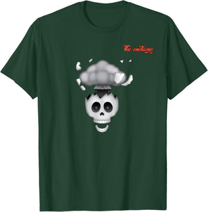 Emoji Head Exploding Skull Face T-Shirt - T-Shirt | Forest