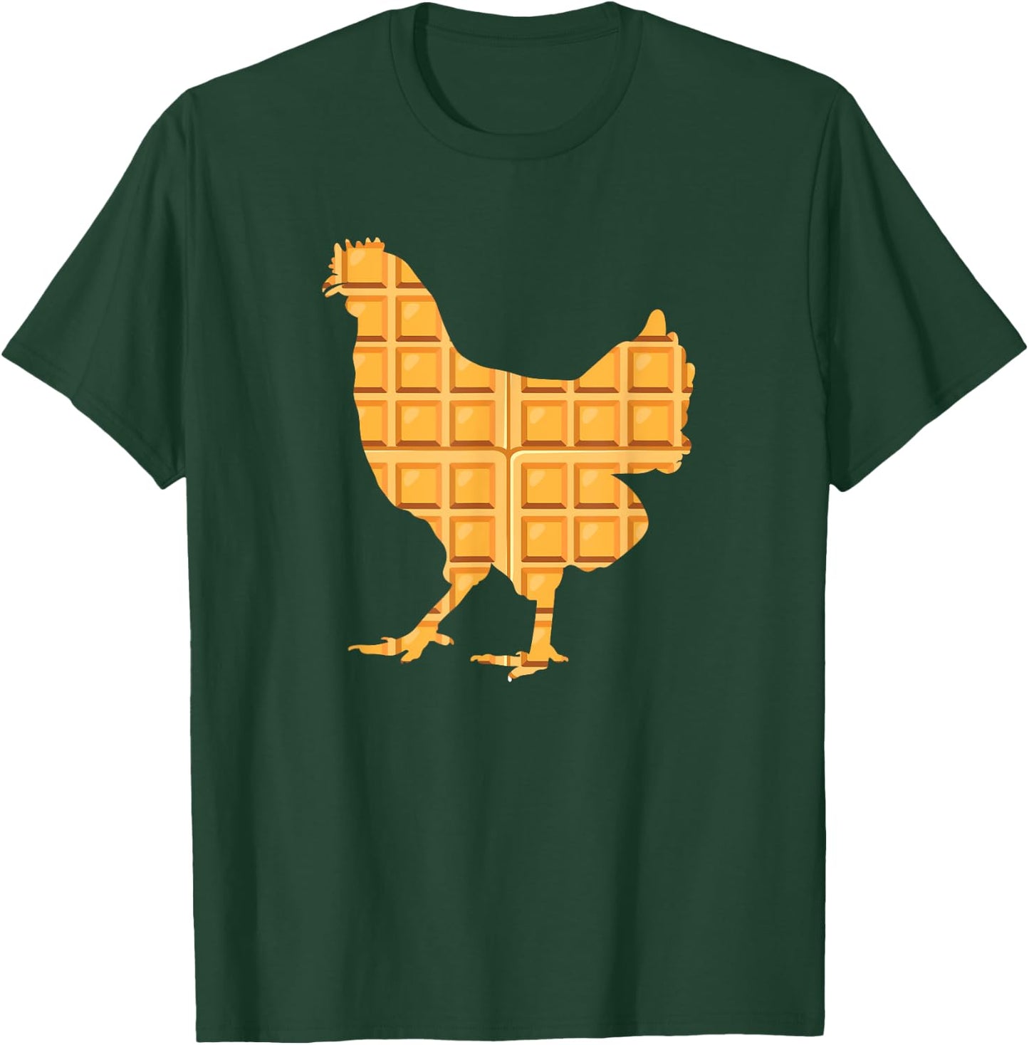 Chicken Waffles for Chicken & Waffle Lover T-Shirt - T-Shirt | Forest