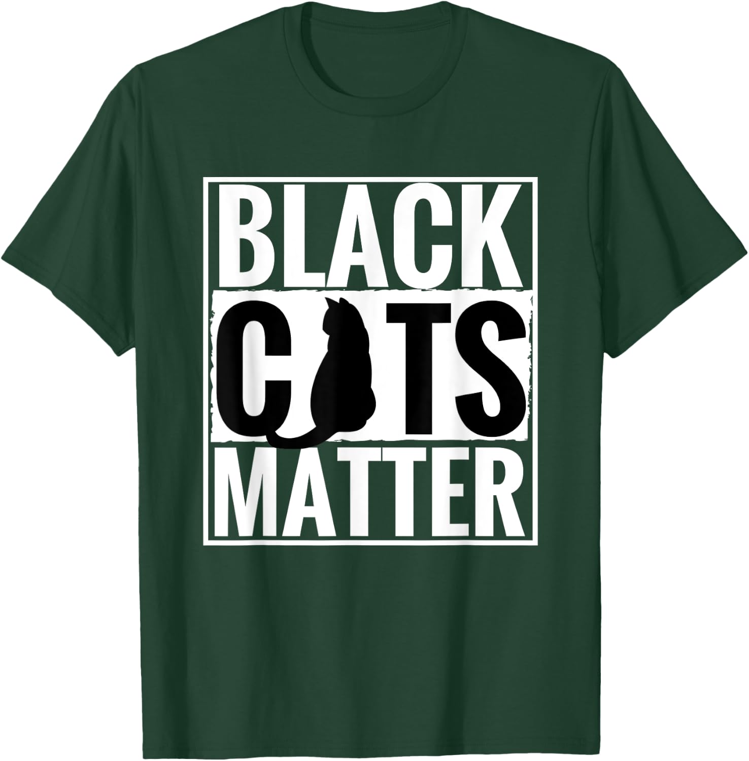Black Cats Matter Funny Parody Black Lives Matter Shirt T-Shirt - T-Shirt | Forest