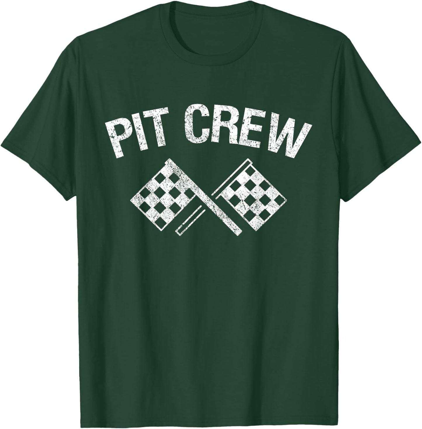 Pit Crew for Racing Car Parties T-Shirt - T-Shirt | Forest