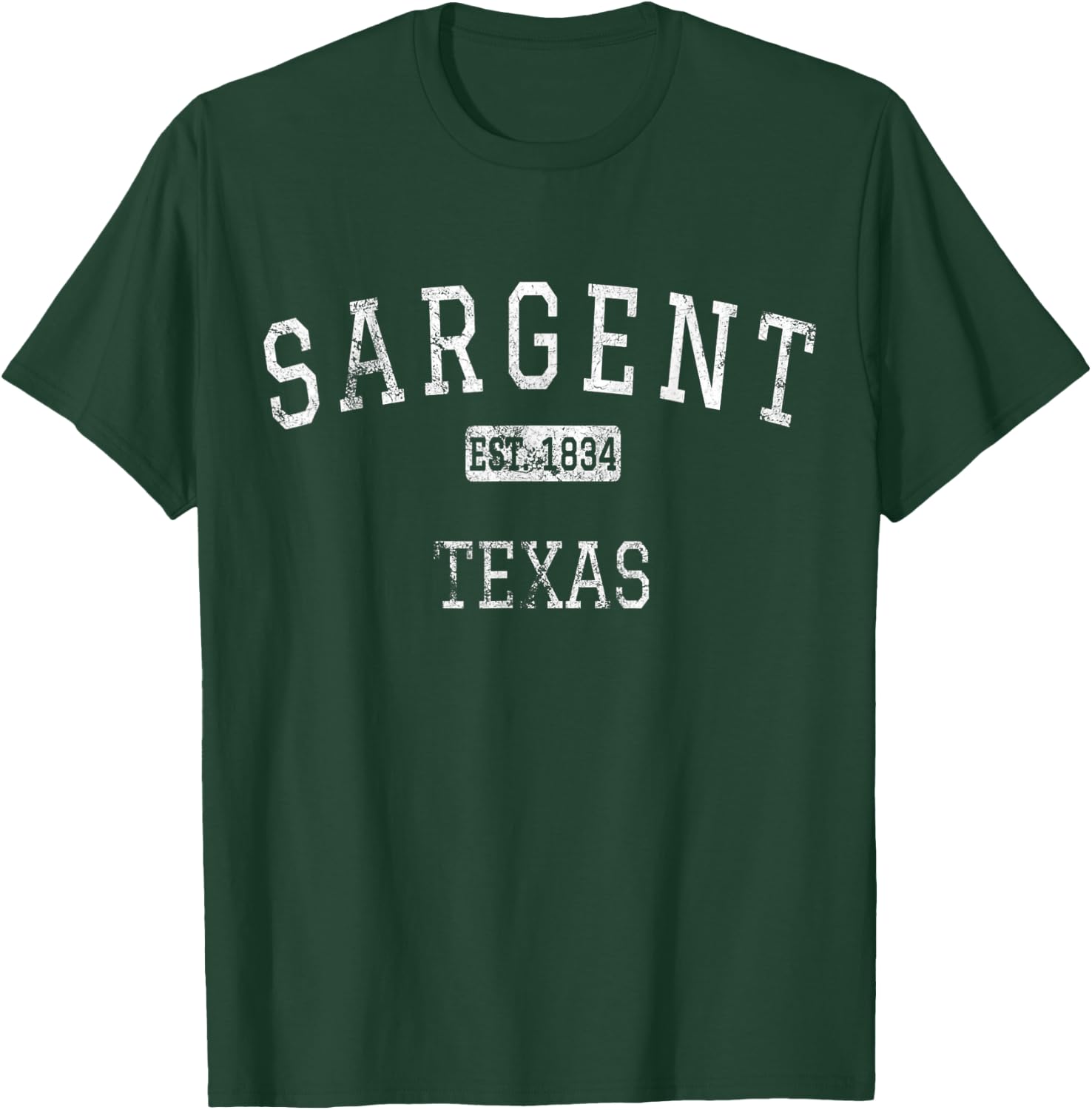 Sargent Texas Matagorda County TX Vintage T-Shirt - T-Shirt | Forest