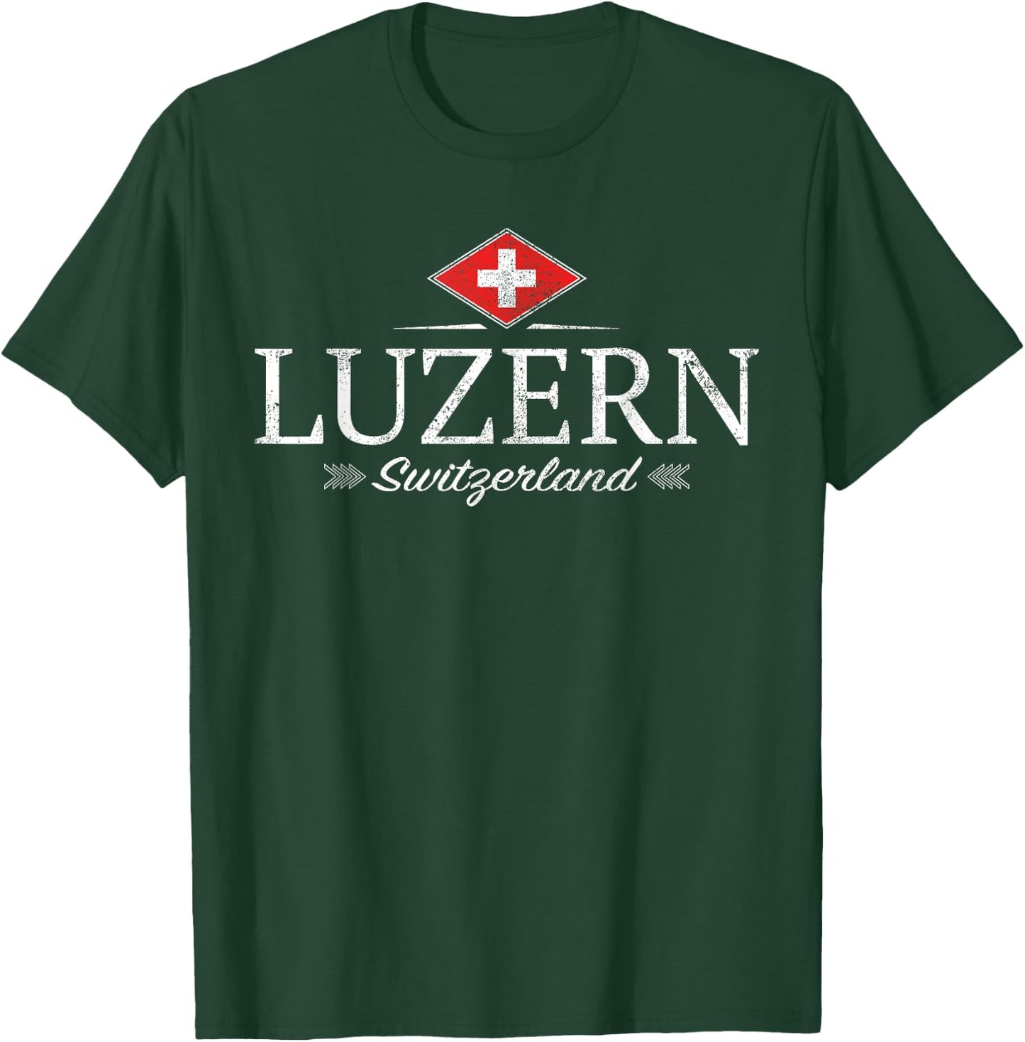 Lucerne / Luzern Switzerland T-Shirt - T-Shirt | Forest