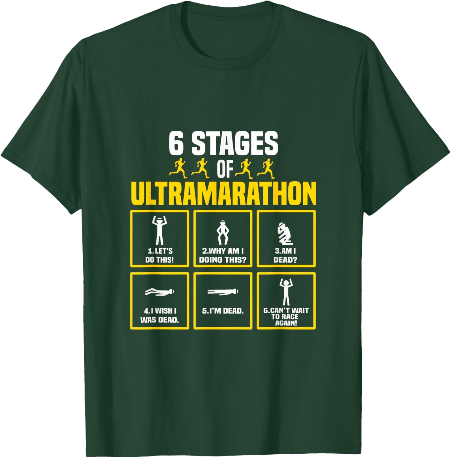 Ultrarunner Shoes for Ultramarathon 100 Miles Ultra Runner T-Shirt - T-Shirt | Forest