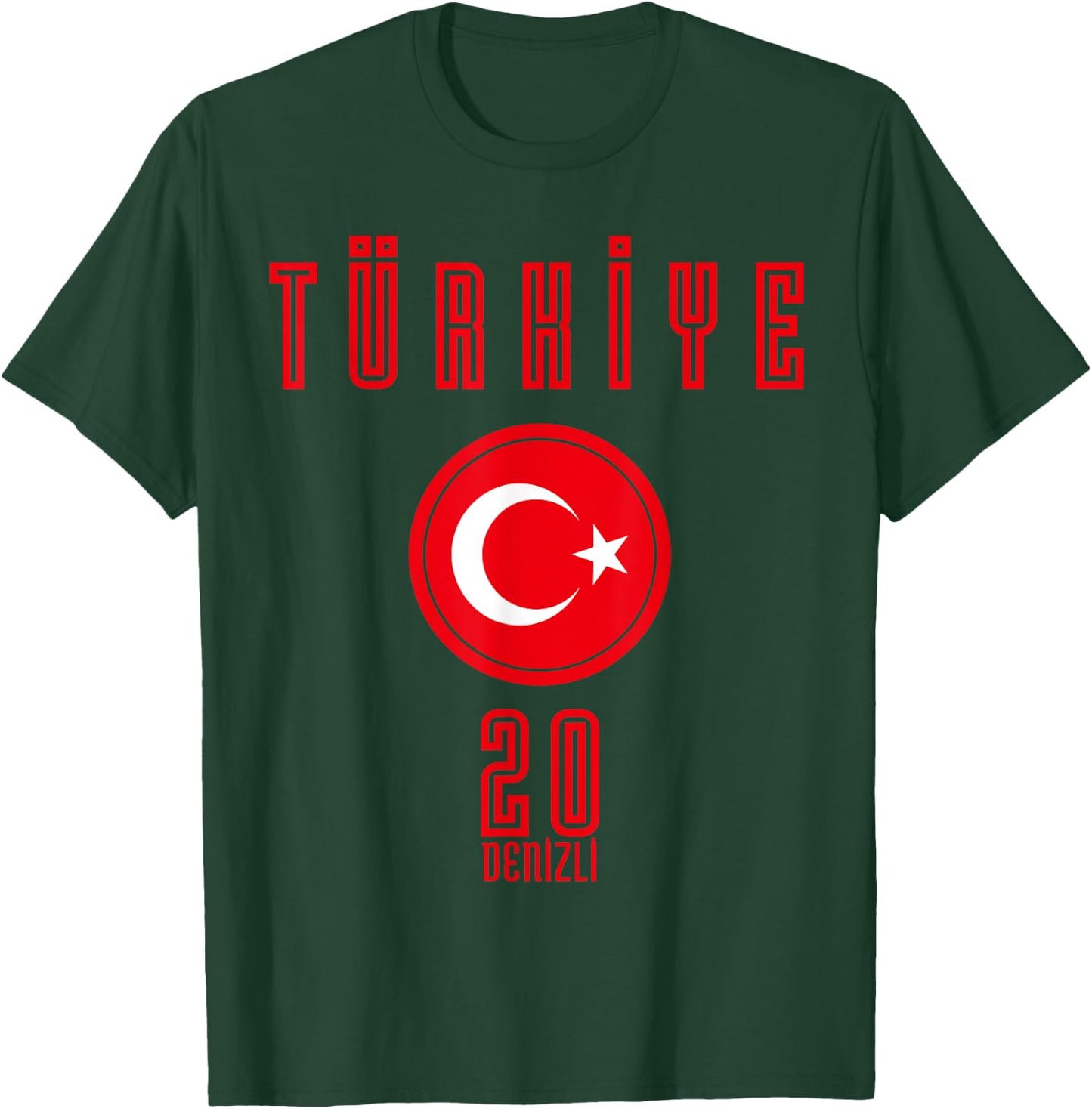 Turkish Milli Takim - 20 Denizli T-Shirt - T-Shirt | Forest