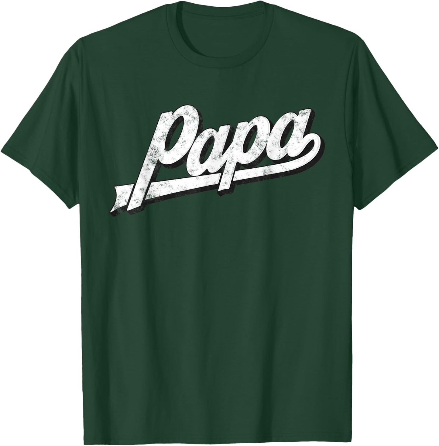 Papa Retro Style Funny Father’s Day Gifts For Dad Grandpa T-Shirt - T-Shirt | Forest