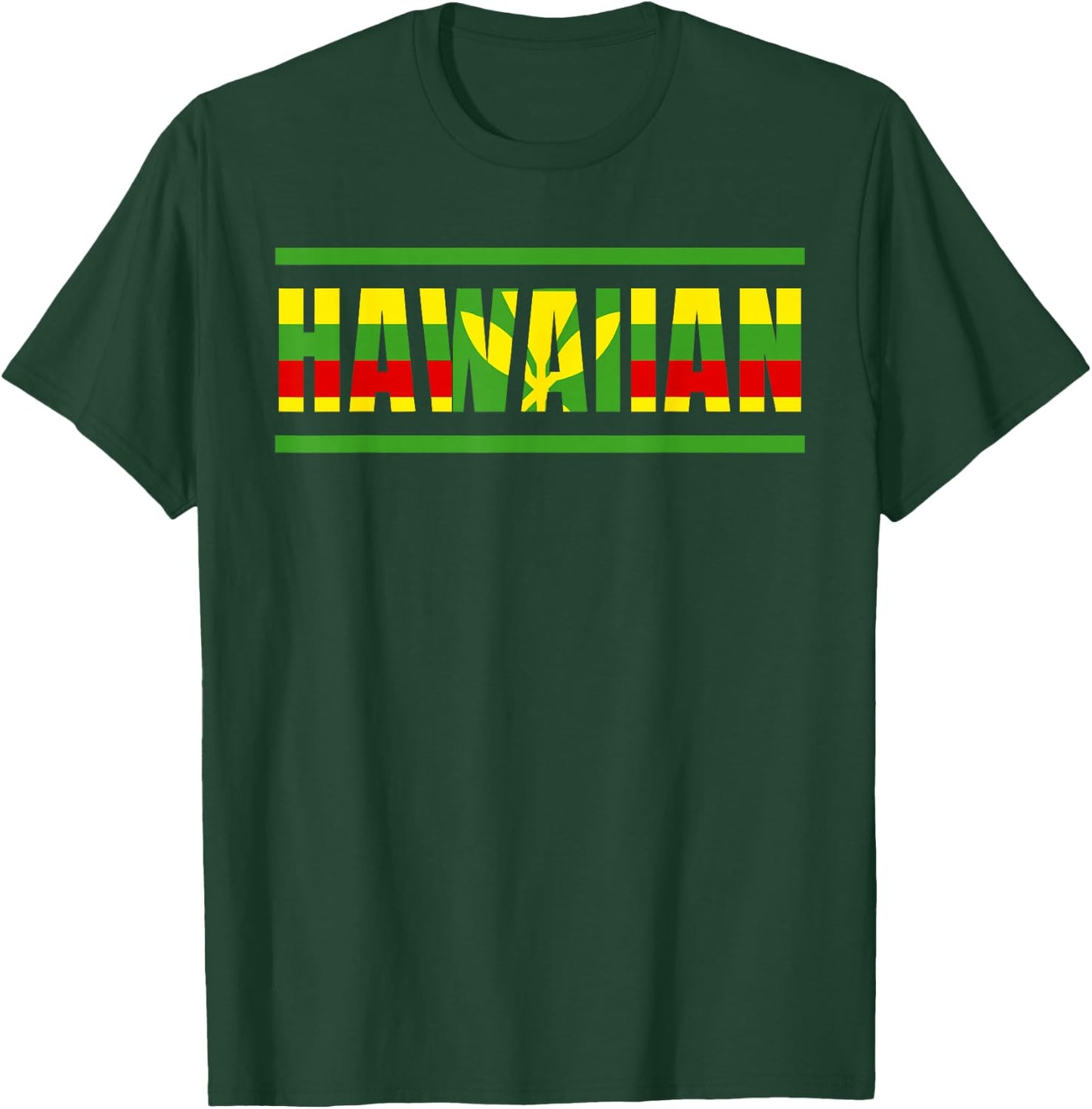 Kanaka Maoli Native Hawaiian Islands Hawaii Flag T-Shirt - T-Shirt | Forest
