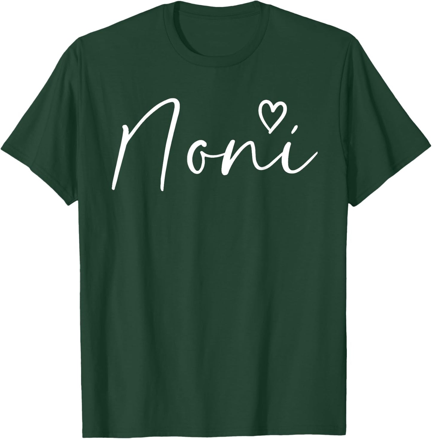 Noni Gifts Grandma Heart Mother's Day Noni T-Shirt - T-Shirt | Forest