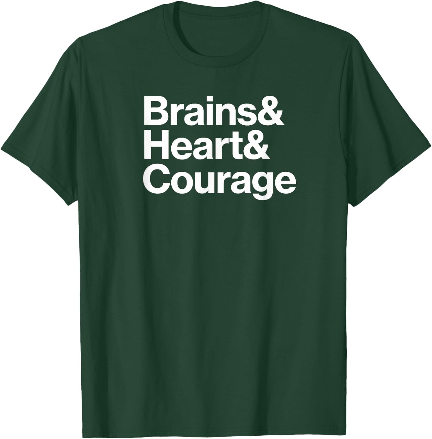Wizard of Oz Theme - Brains & Heart & Courage T-Shirt - T-Shirt | Forest