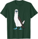 Cute Blue Foot Booby Bird Dancing Blue Foot Boobie Bird T-Shirt - T-Shirt | Forest