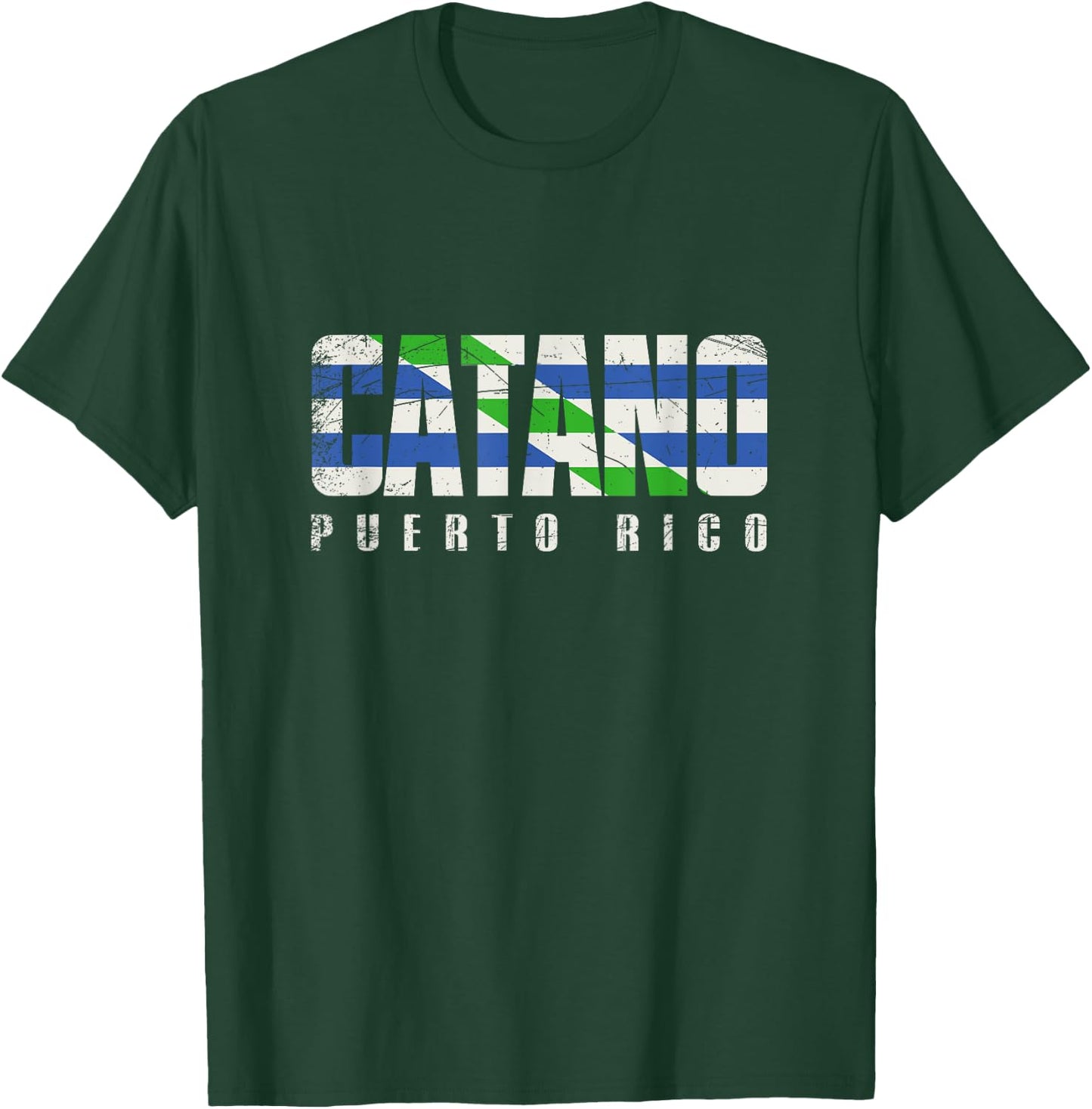 Cataño City in Puerto Rico, Cataño Flag T-Shirt - T-Shirt | Forest