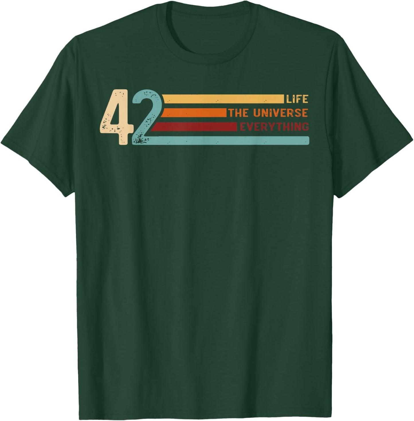 42 The Answer To Life The Universe And Everything T-Shirt - T-Shirt | Forest