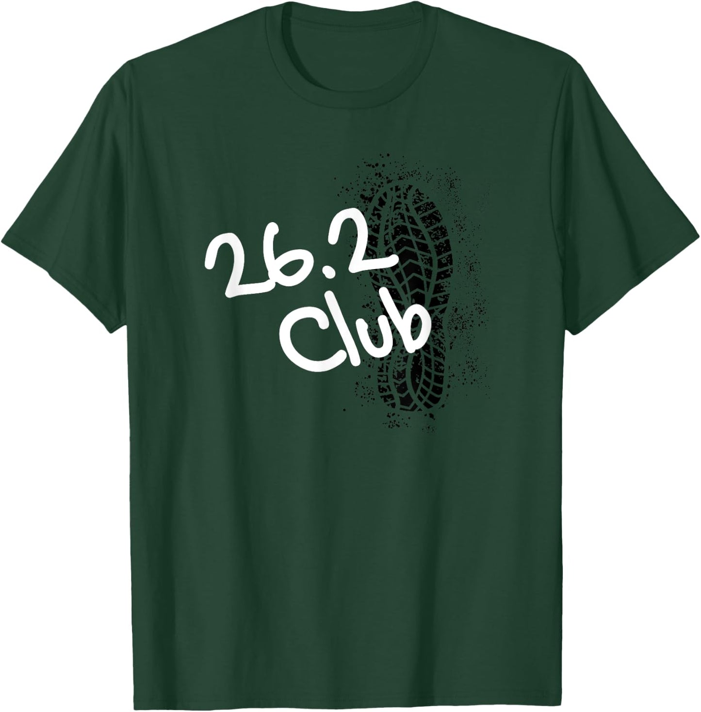 26.2 club Marathon finisher running and jogging T-Shirt - T-Shirt | Forest