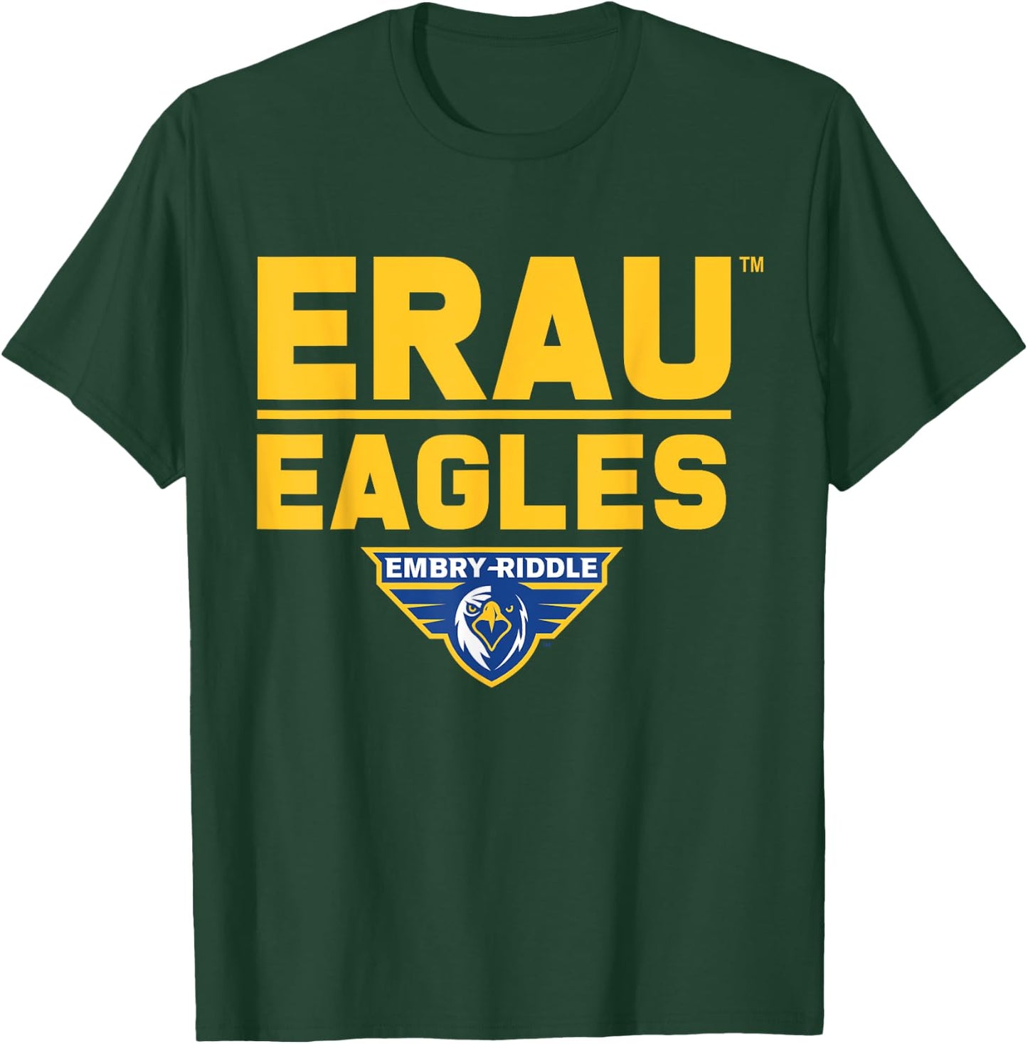 Embry Riddle Eagles | Official NCAA Merch | NCAFEMB05 T-Shirt - T-Shirt | Forest