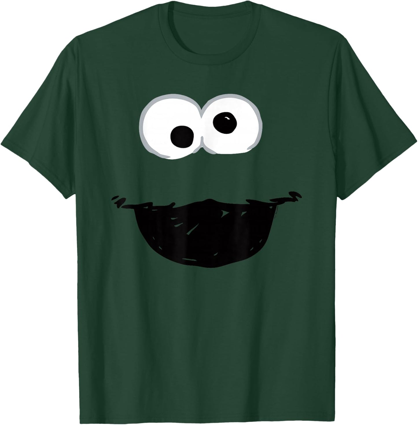 Sesame Street Cookie Monster Crayon Sketch Halloween Costume T-Shirt - T-Shirt | Forest