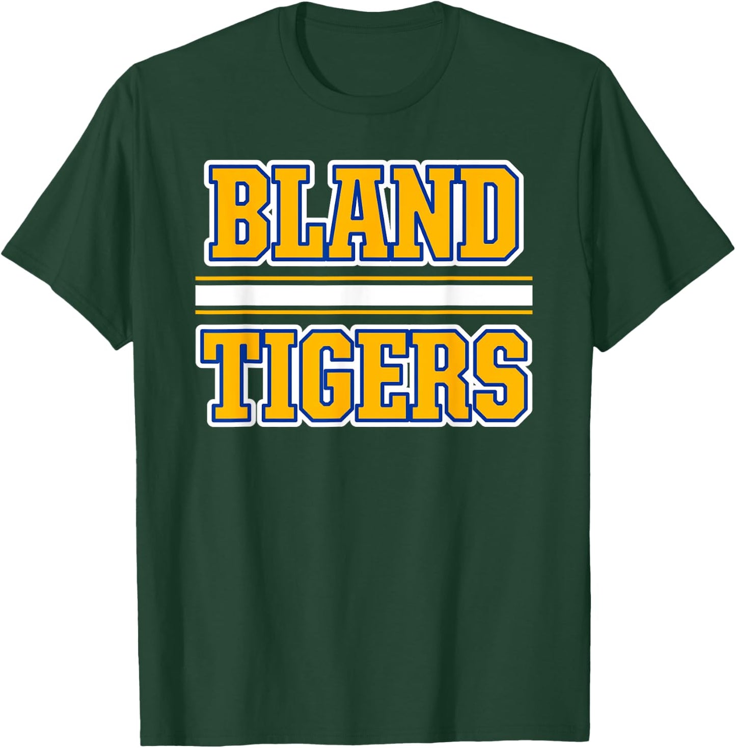 Bland Tigers Horizontal Stripes T-Shirt - T-Shirt | Forest