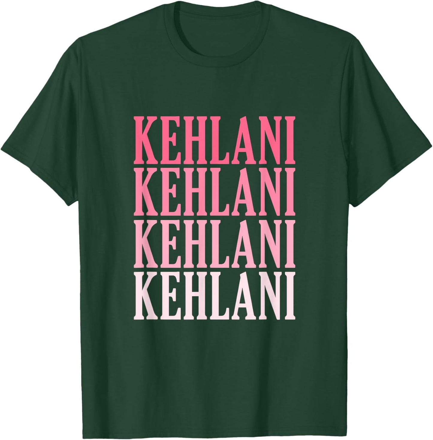 Retro Individual Name Name Kehlani T-Shirt - T-Shirt | Forest