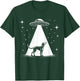 American Foxhound Mom Dad Dog - Funny Alien UFO T-Shirt - T-Shirt | Forest