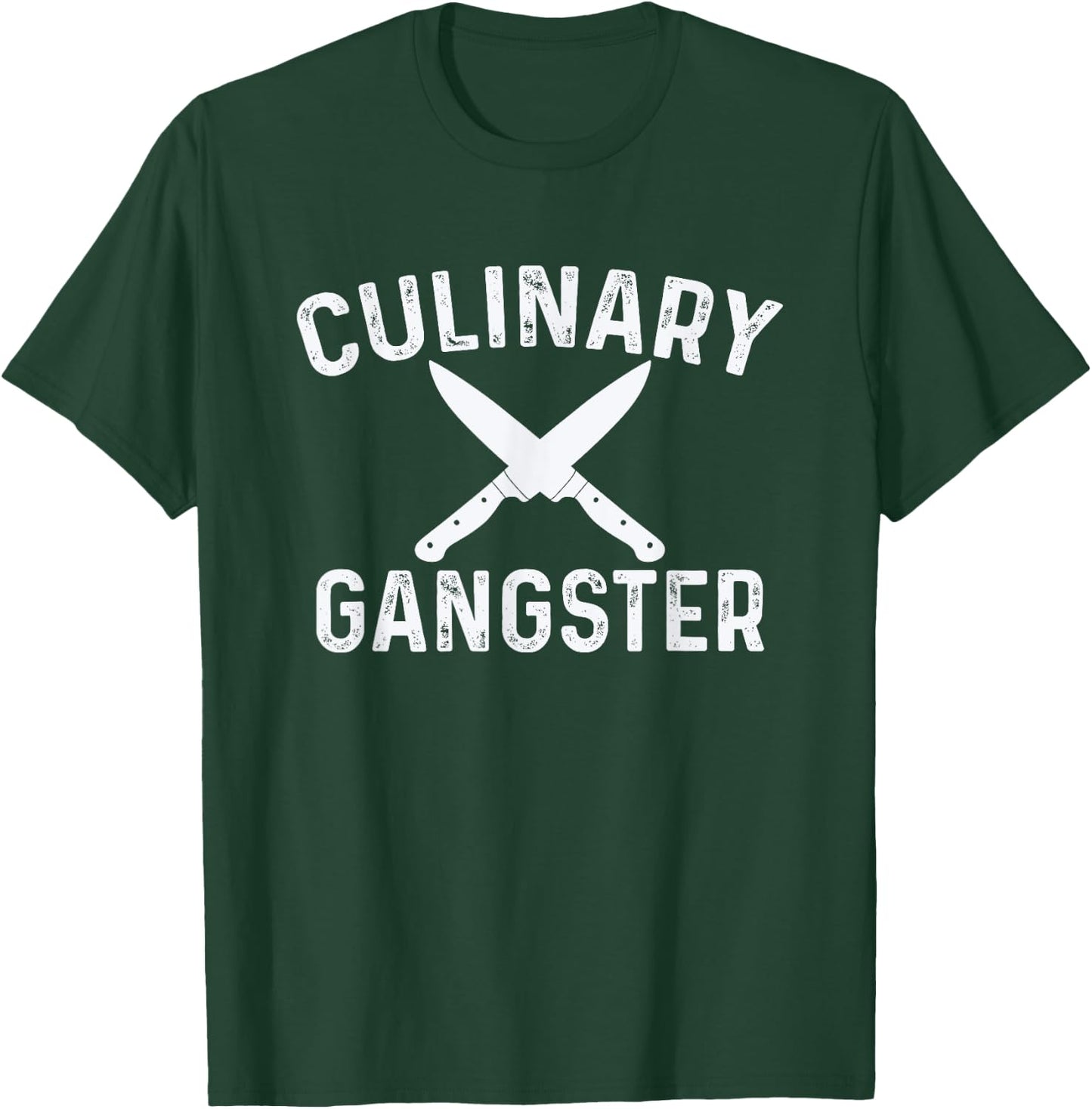 Culinary Gangster Cooking Themed Chefs Cooking Enthusiasts T-Shirt - T-Shirt | Forest
