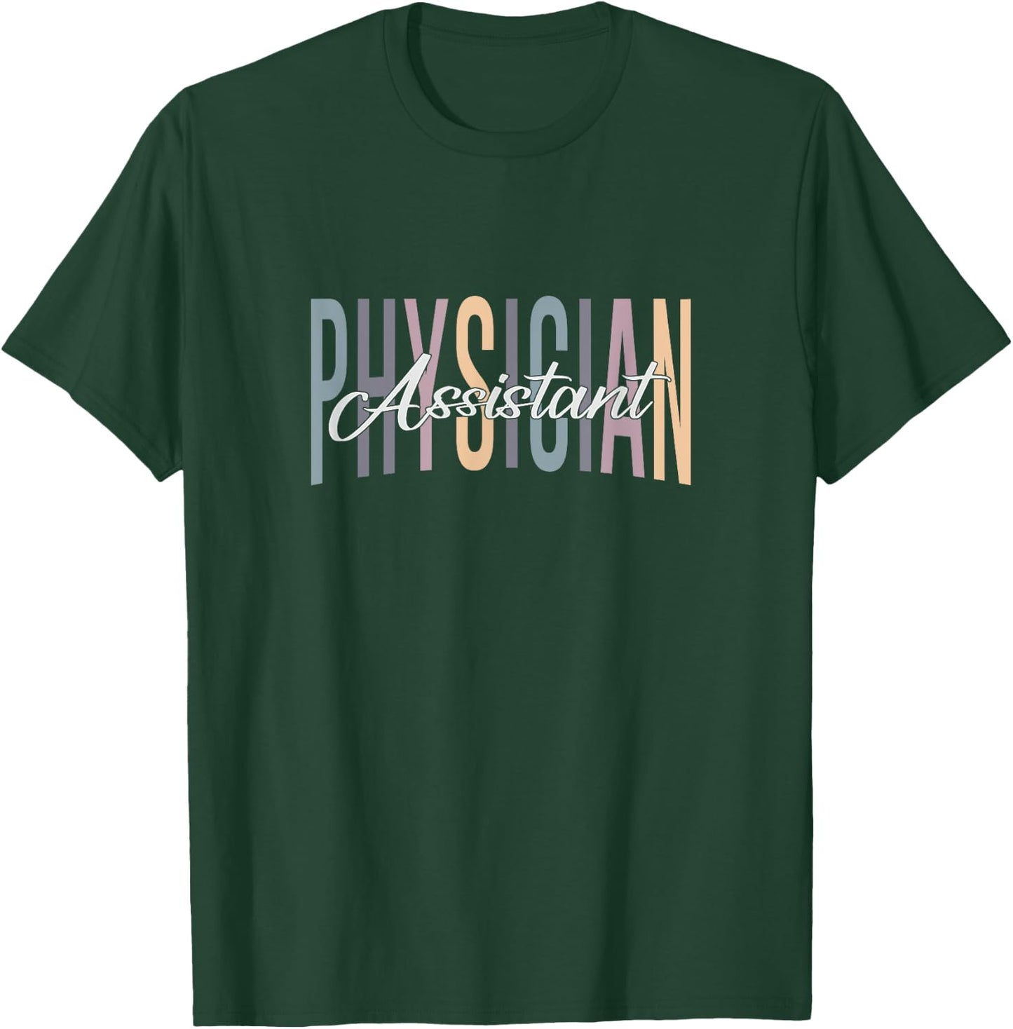Vintage Physician Assistant PA Student PA Doctor Graduation T-Shirt - T-Shirt | Forest