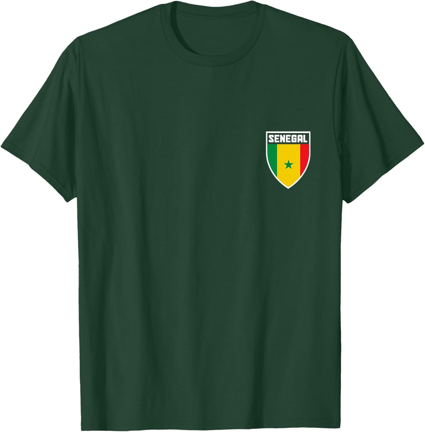 Senegal Pride Senegalese Flag African Roots Heritage T-Shirt - T-Shirt | Forest