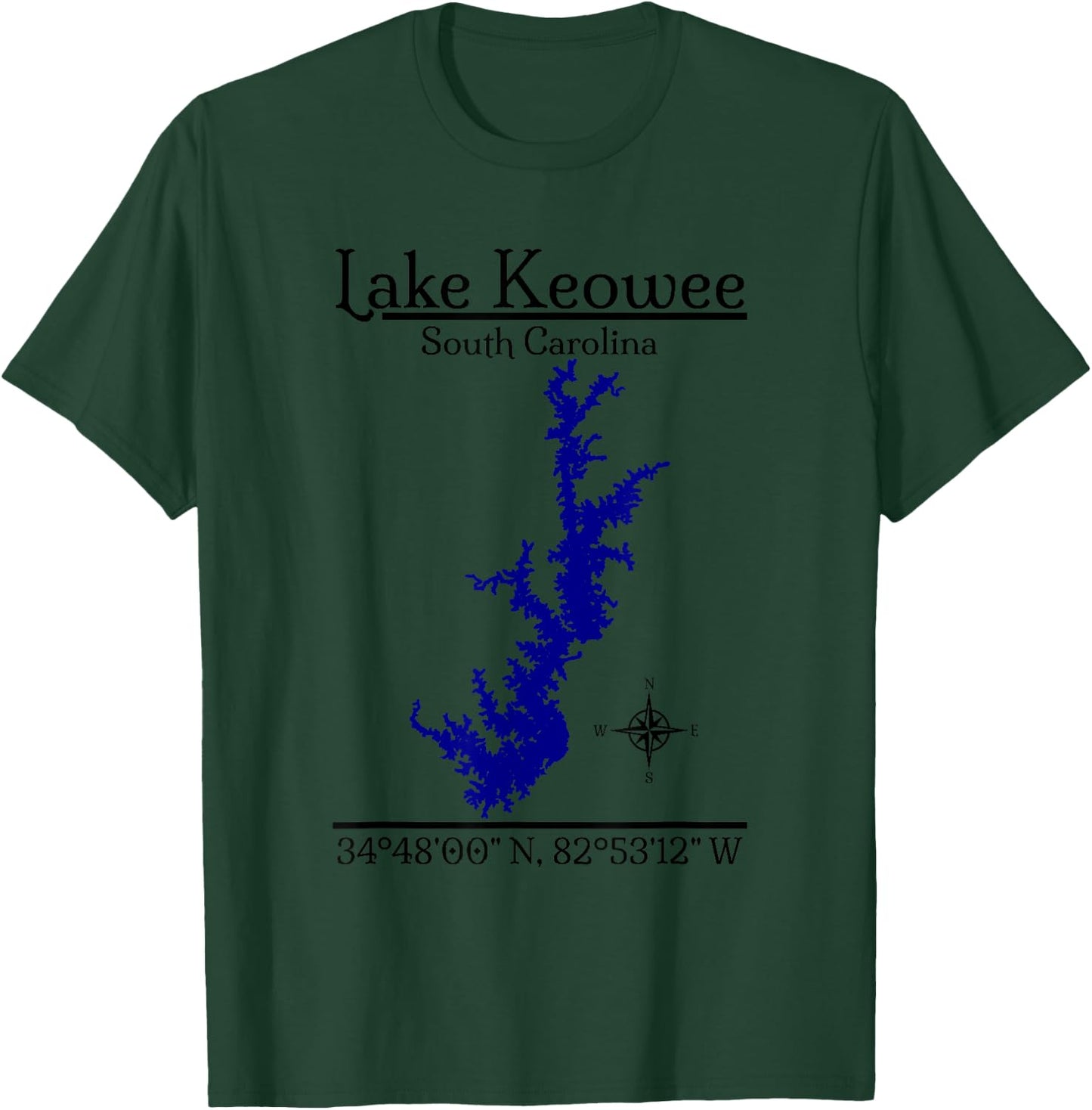 Lake Keowee - South Carolina T-Shirt - T-Shirt | Forest