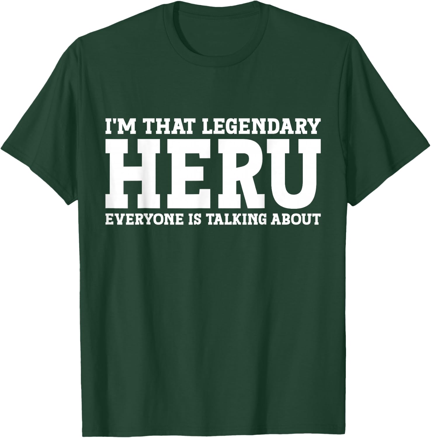 Heru Personal Name First Name Funny Heru T-Shirt - T-Shirt | Forest