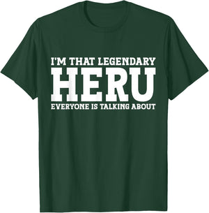 Heru Personal Name First Name Funny Heru T-Shirt - T-Shirt | Forest