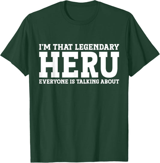 Heru Personal Name First Name Funny Heru T-Shirt - T-Shirt | Forest
