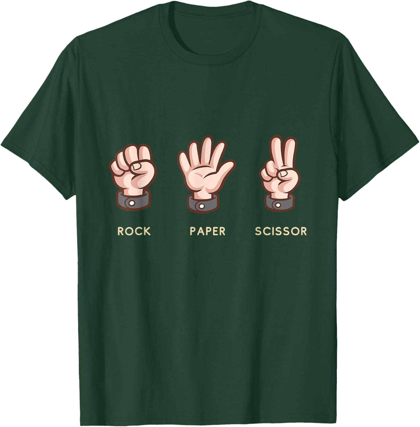 Rock Paper Scissors Group Halloween Costume T-Shirt - T-Shirt | Forest