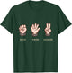 Rock Paper Scissors Group Halloween Costume T-Shirt - T-Shirt | Forest