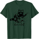 Racc & Roll Raccoon Playing Guitar Funny Cute Racoon T-Shirt - T-Shirt | Forest