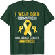 Childhood Cancer Awareness I Wear Gold For My Friend T-Shirt - T-Shirt | Forest