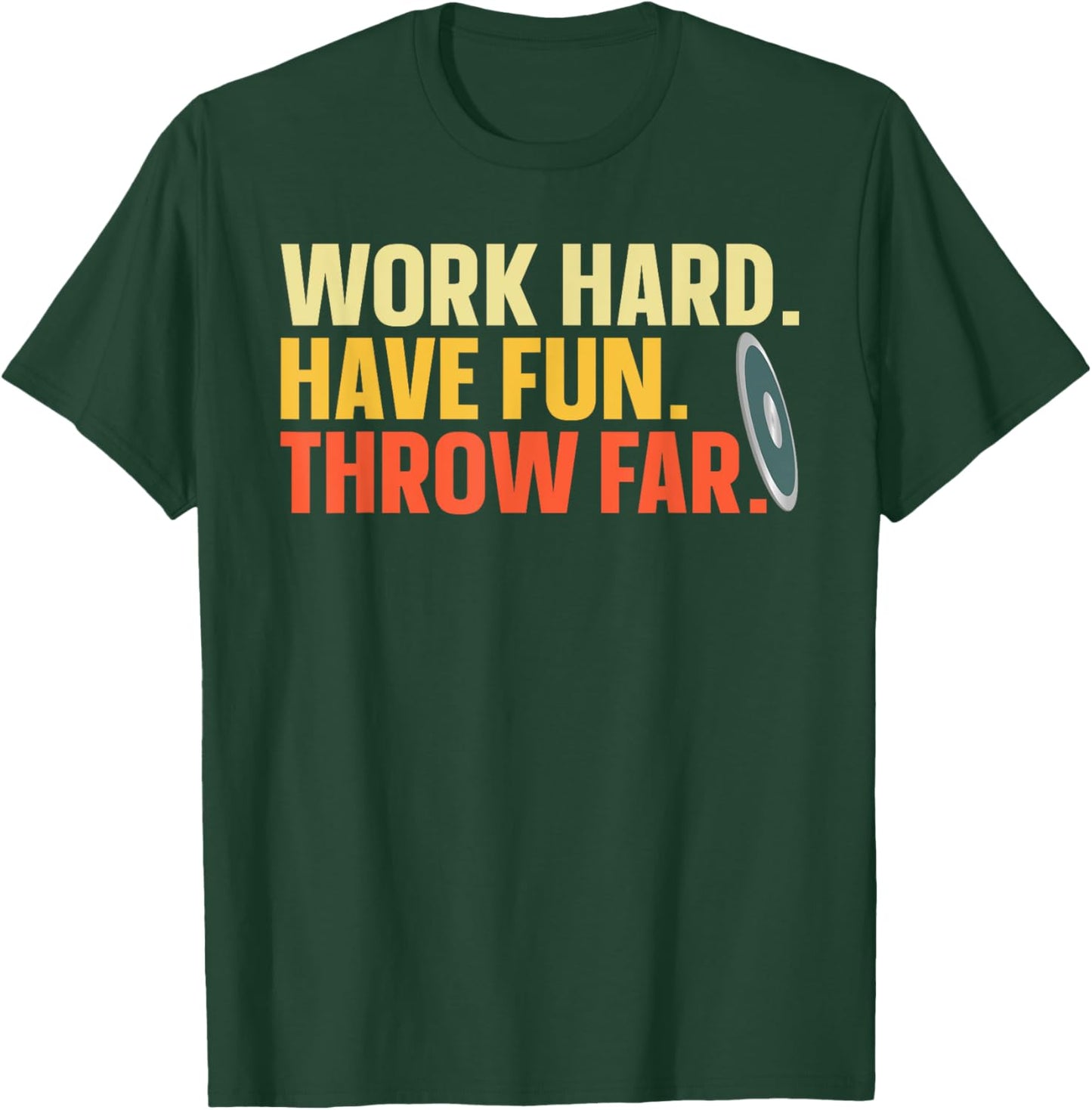 Best Discus Throwing Design Women Discus Thrower T-Shirt - T-Shirt | Forest