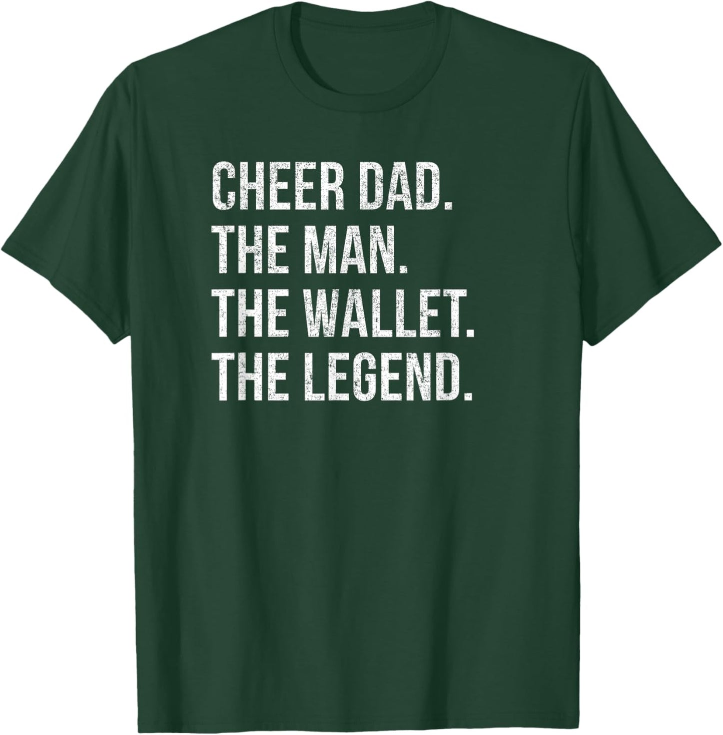 Cheer Dad Cheerleading T-Shirt - T-Shirt | Forest