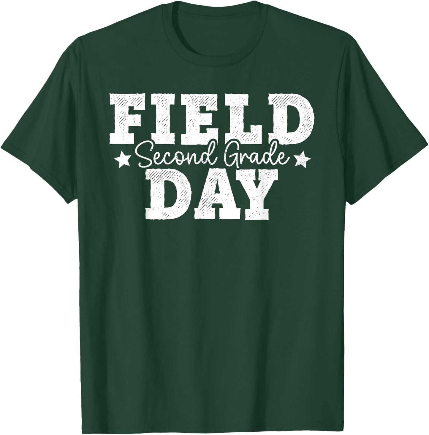 2nd Grade Field Day 2024 Second Grade School Teacher Student T-Shirt - T-Shirt | Forest