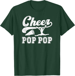 Cheer Pop Pop Of A Cheerleader Pop Pop Cheerleading Pop Pop T-Shirt - T-Shirt | Forest