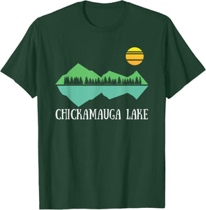 Chickamauga Lake Tennessee Forest and Lake Dark Shirt T-Shirt - T-Shirt | Forest