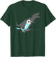 T-rex Blue Budgie Funny Parakeet dinosaur shadow budgerigar T-Shirt - T-Shirt | Forest
