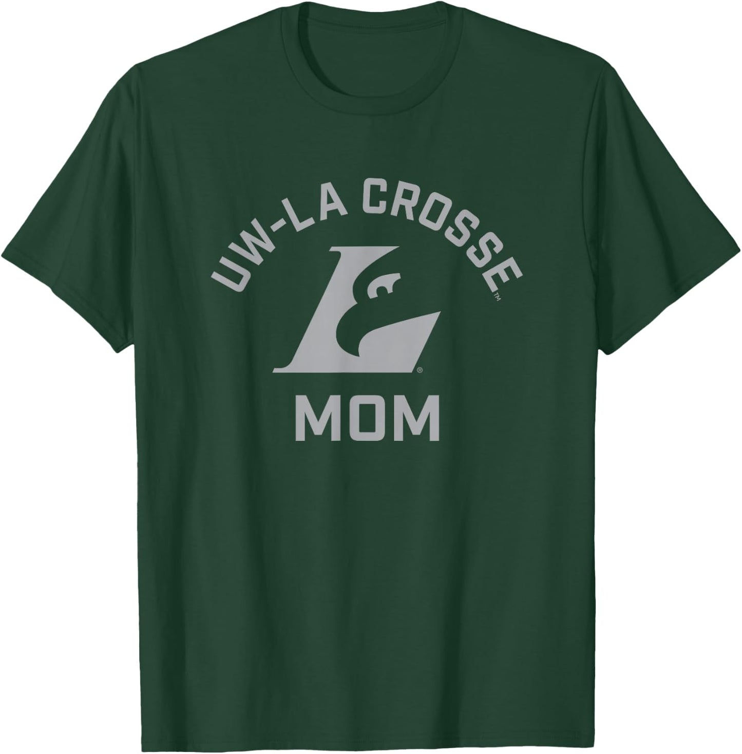 University of Wisconsin-La Crosse Eagles Arched Mom T-Shirt - T-Shirt | Forest