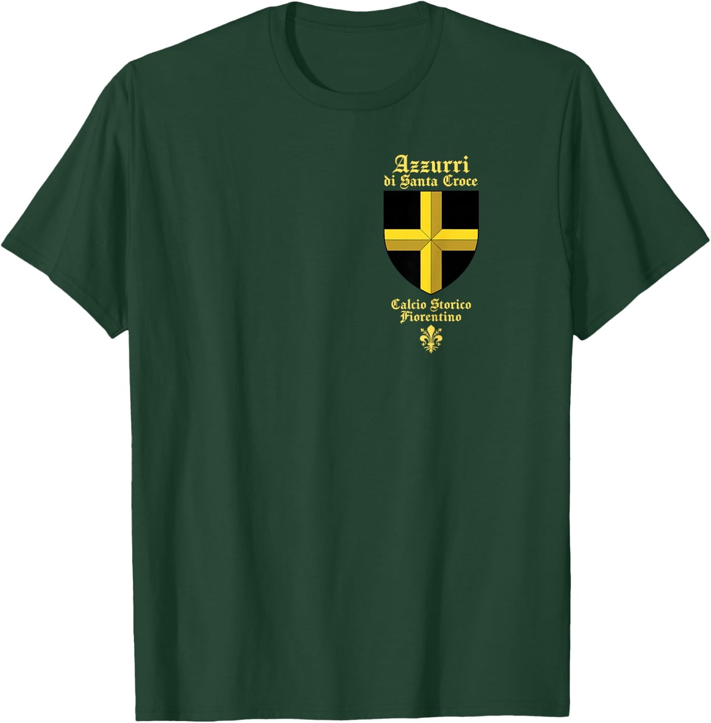 Florentine football fútbol Calcio storico fiorentino Azzurri T-Shirt - T-Shirt | Forest