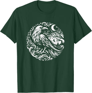 Raven Graphic Art Crow Design And Men T-Shirt - T-Shirt | Forest